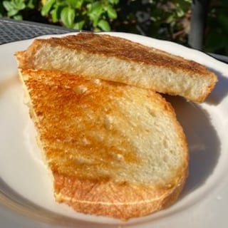 Side Of Toast With Jam