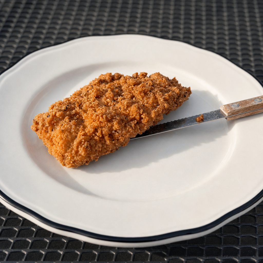 A Piece Of Fried Chicken.
