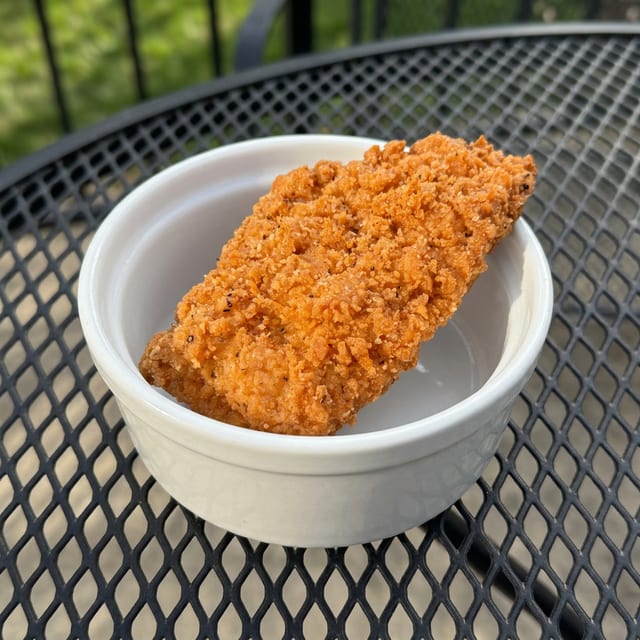 A Piece Of Fried Chicken.